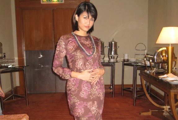 Vivienne in her Asian Atelier baju kurung