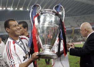 The Champions League with AC Milan is just one of the many trophies Cafu has won in his illustrious career.