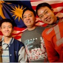 Team Malaysia with Terry, far right, striking a cheeky grin.