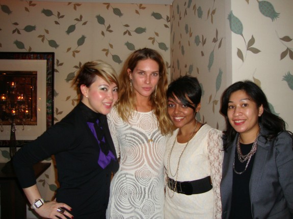 (left to right) Marketing manager Elena Khoo, Erin Wasson, Malinder and The Star's fashion writer Dzireena Mahadzir