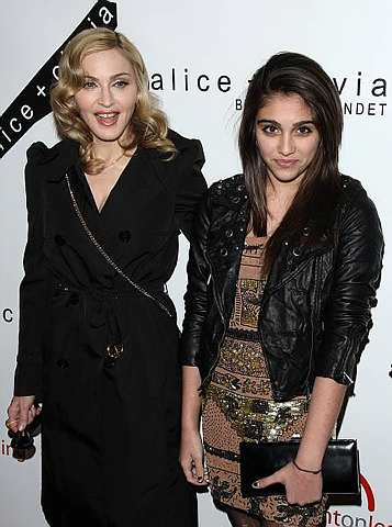 Madonna with her daughter Lourdes.