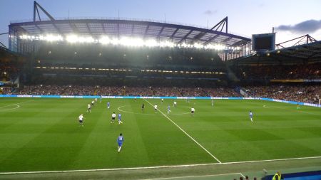 The Bolton game at Stamford Bridge.