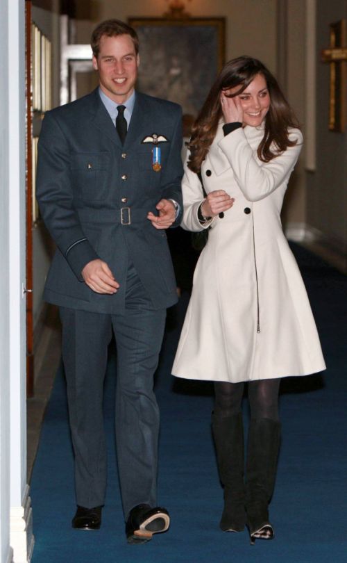A lovely trench Kate wore in 2008 (with Prince William, but you already knew that)