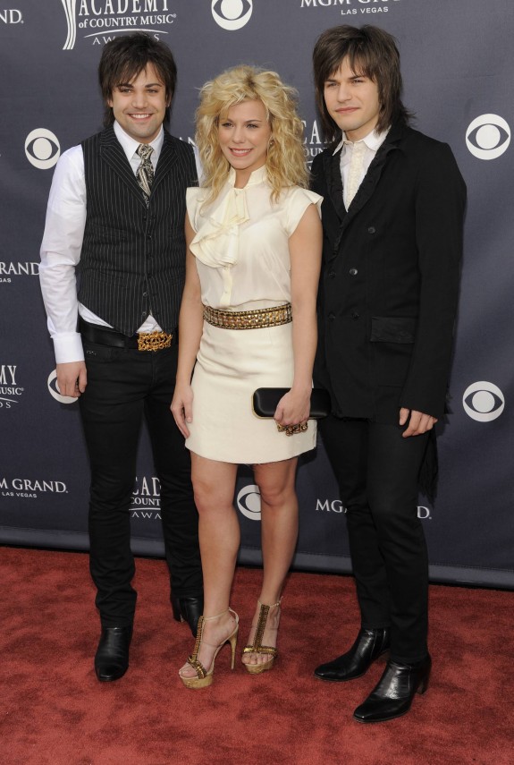 From left, Neil Perry, Kimberly Perry and Reid Perry of "The Band Perry"