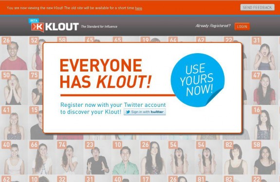Online influence measurement site Klout just got a new look.