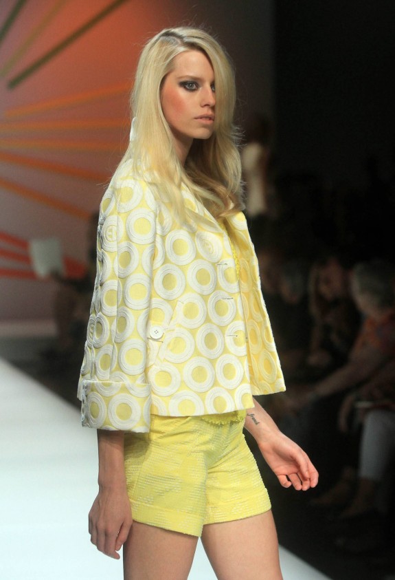 An Enrico Coveri Spring-Summer 2012 creation show during Milan Men's Fashion Week in Milan, Italy. 