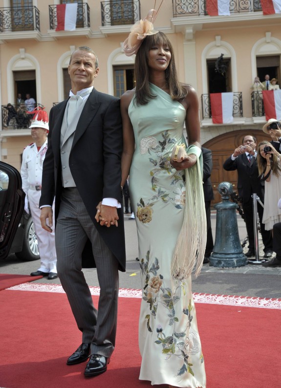 Naomi Campbell and her boyfriend Russian property mogul Vladimir Doronin