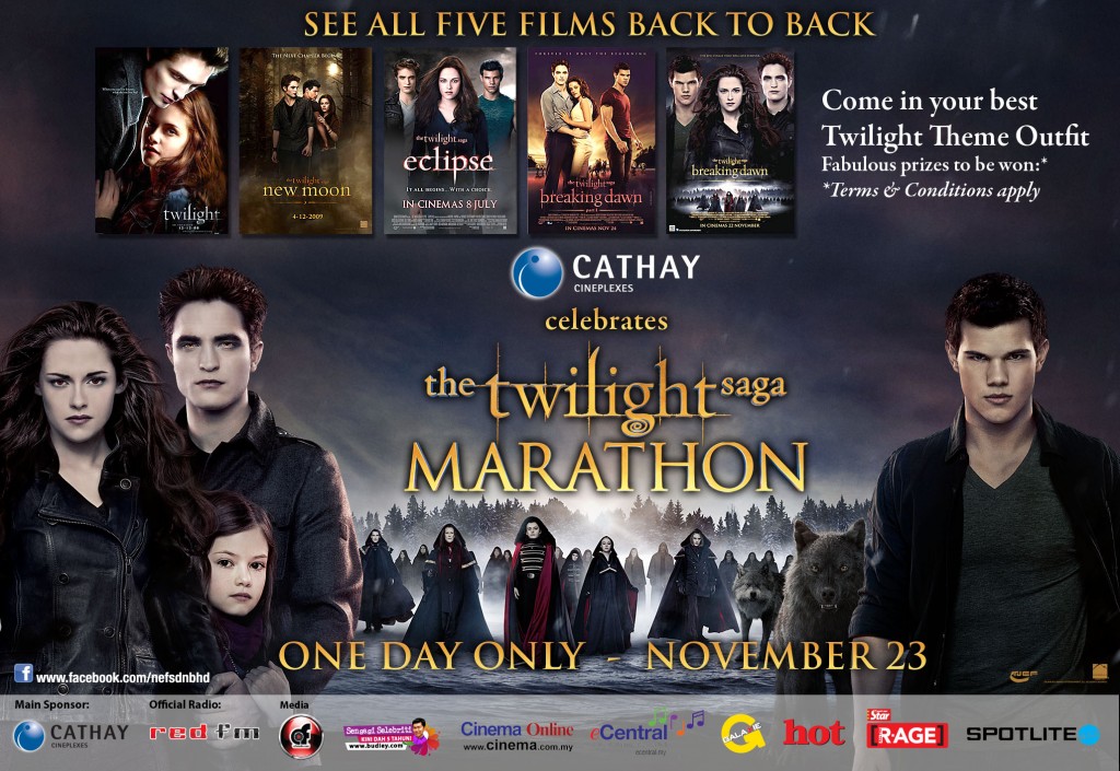 Win The Twilight Saga movie marathon passes and merchandise R.AGE R.AGE