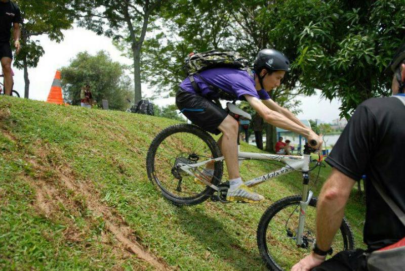 Mike Kong finds that  mountain biking improves his focus and provides him with stronger mental endurance.