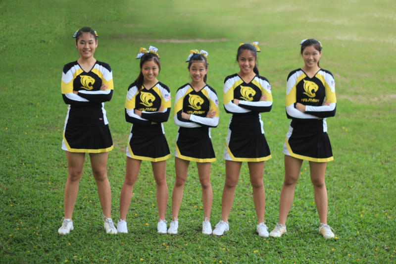 The cheerleaders from Team Malaysia: (from left) Theng Kai Yee, Ong Wei Lee, Renatii Kong-Yueq, Rachel Lu and Hui shen yee. the girls finished ninth at the recent ICU World Cheerleading Championships, and will be soon competing at Cheer 2013.