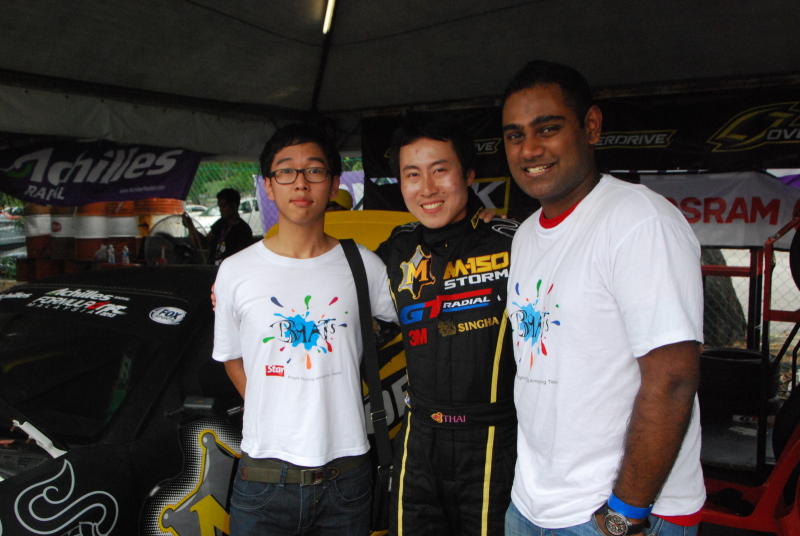 The BRATs' other designated driver for the day, Japanese drift star Robbie Nishida.