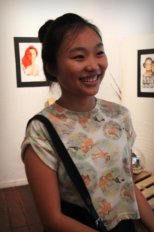 Foo Jynwaye, 17, is one of the youngest artists featured in Abu’s Hat Of Curiosity. 