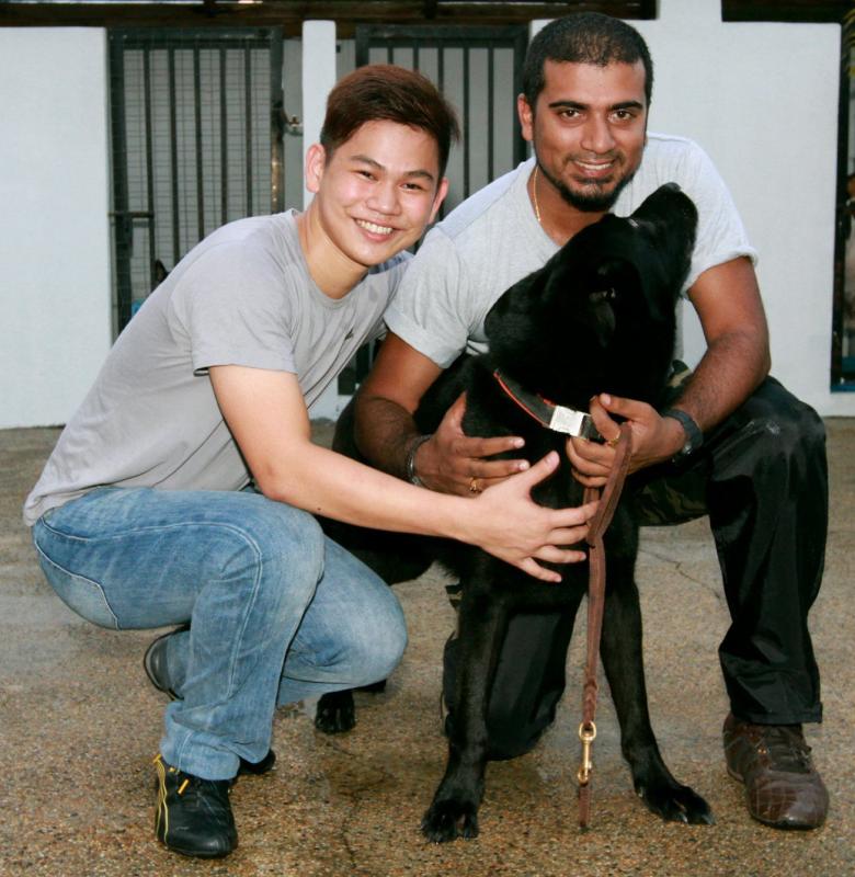 Teoh and Poven have formed an everlasting bond through their love for dogs