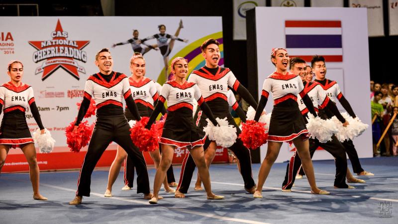 Team EMAS competed at the Asia Cheerleading Invitational Championships (ACIC) for the first time.