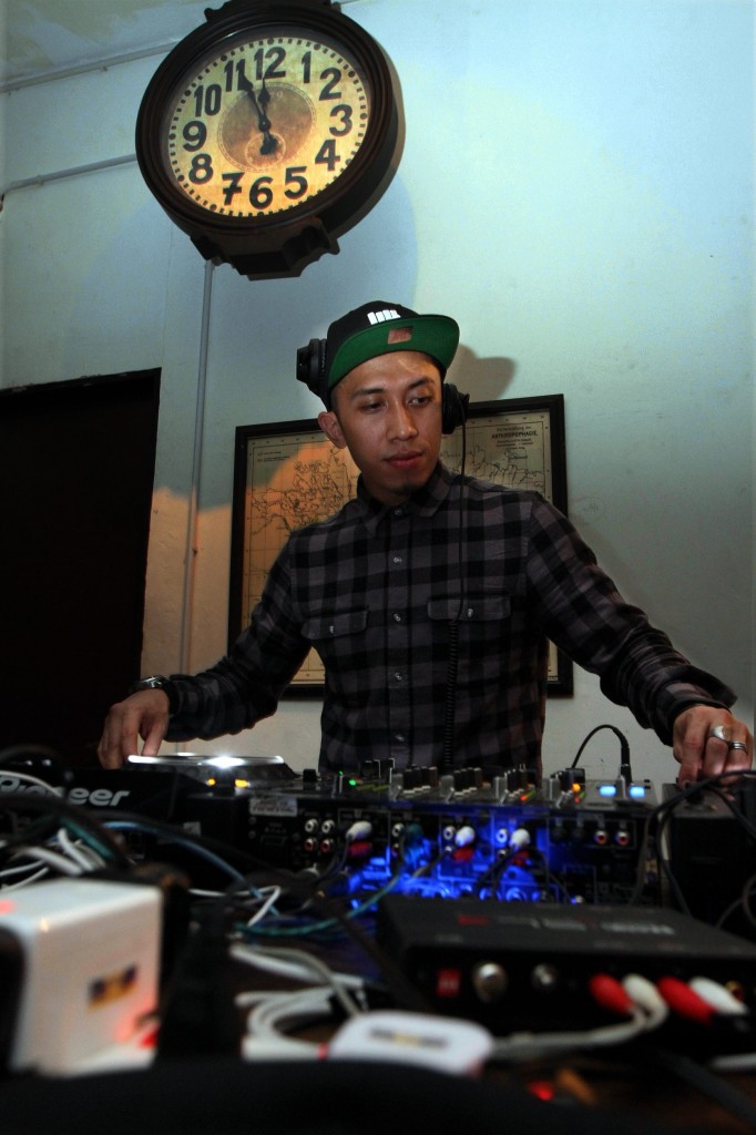 DJ Nazkimo spins at the ground floor on Wednesdays for the hip hop night at Nagaba KL.