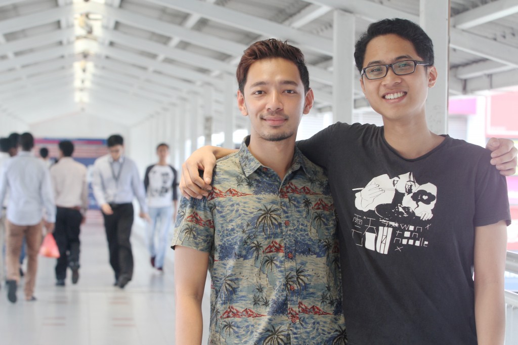 Perfect timing: Young playwrights Deric ECT (left) and Ariff Kamil believe now is an ideal time to be part of the growing theatre industry in Malaysia.