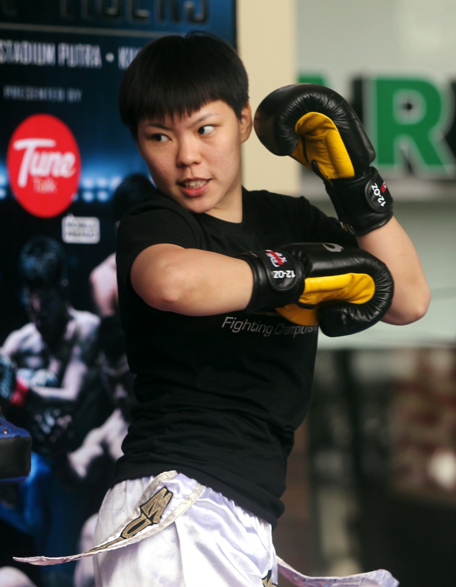 #YOLO: martial arts exponent ella Tang was offered a ONe FC contract only a month after a serious car accident. ‘I waited a long time for this chance,’ she said. ‘I wasn’t going to give it up. you never know what will happen tomorrow.’