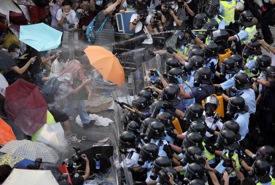 The humble umbrella has become a symbol of revolution in Hong Kong.