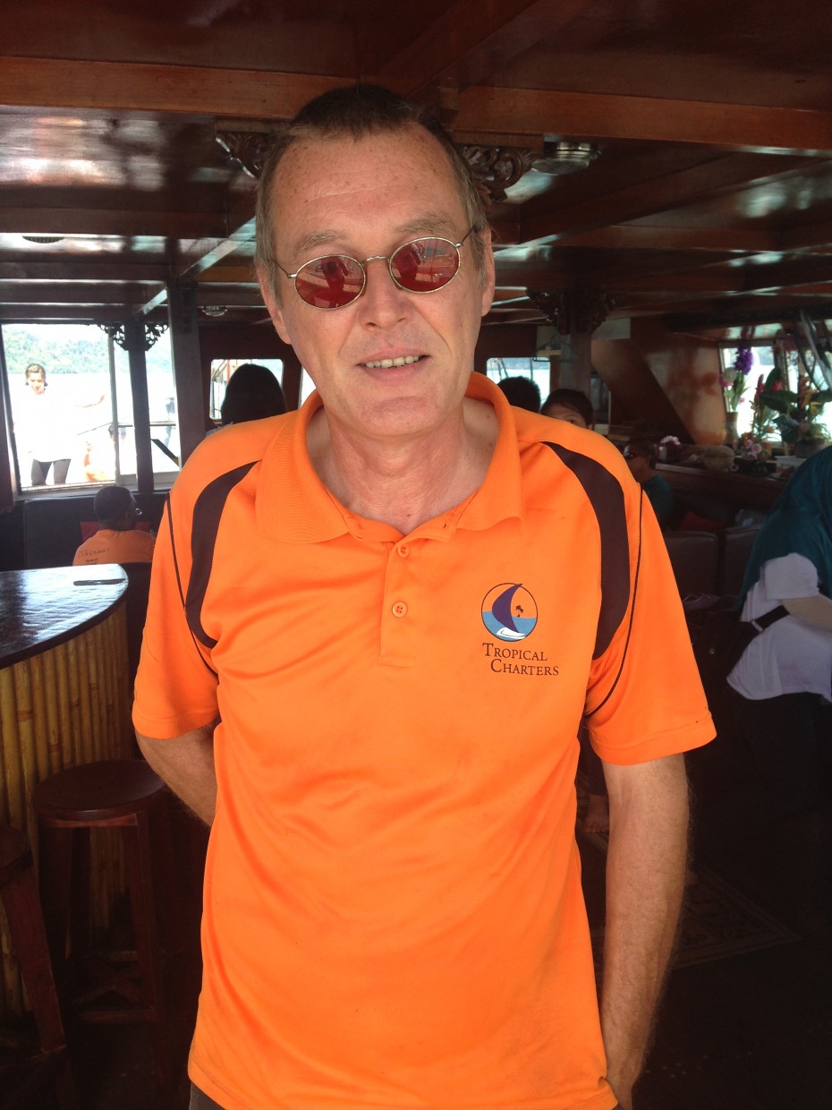 Josef Van De Kamp, 55, a crew member from UK, shared how his passion in nature drove him into coming to Langkawi and work as a cruise crew member.
