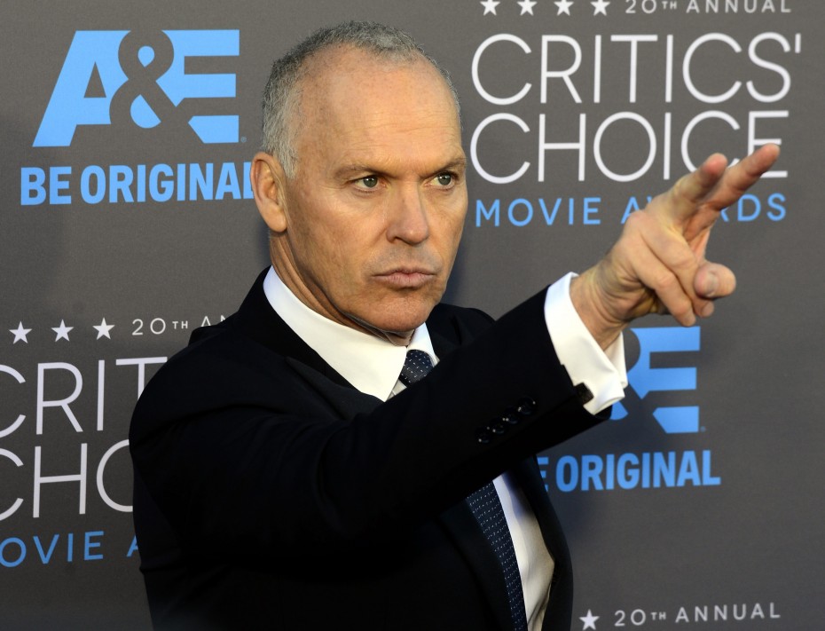 He has won the Best Actor award at the Golden Globes and Critics' Choice Movie Awards. And he's nominated for an Oscar. Watch out, Michael Keaton is on a winning streak! -- Photo by EPA.