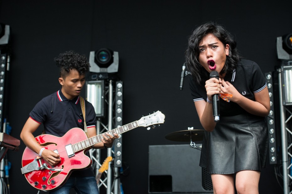 Malaysian duo Pastel Lite – Eff Hakim, 23, and Mohd Faliq Farhan Mohamad, 26 – beat the stereotype of Malaysian lateness when their set was pushed early.