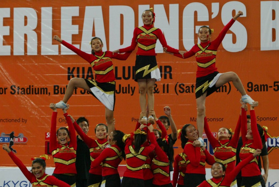With no cheerleading experience prior to Cheer 2010, team Hurricanes from SMK USJ 4, Subang Jaya put on a good show during the finals. 
