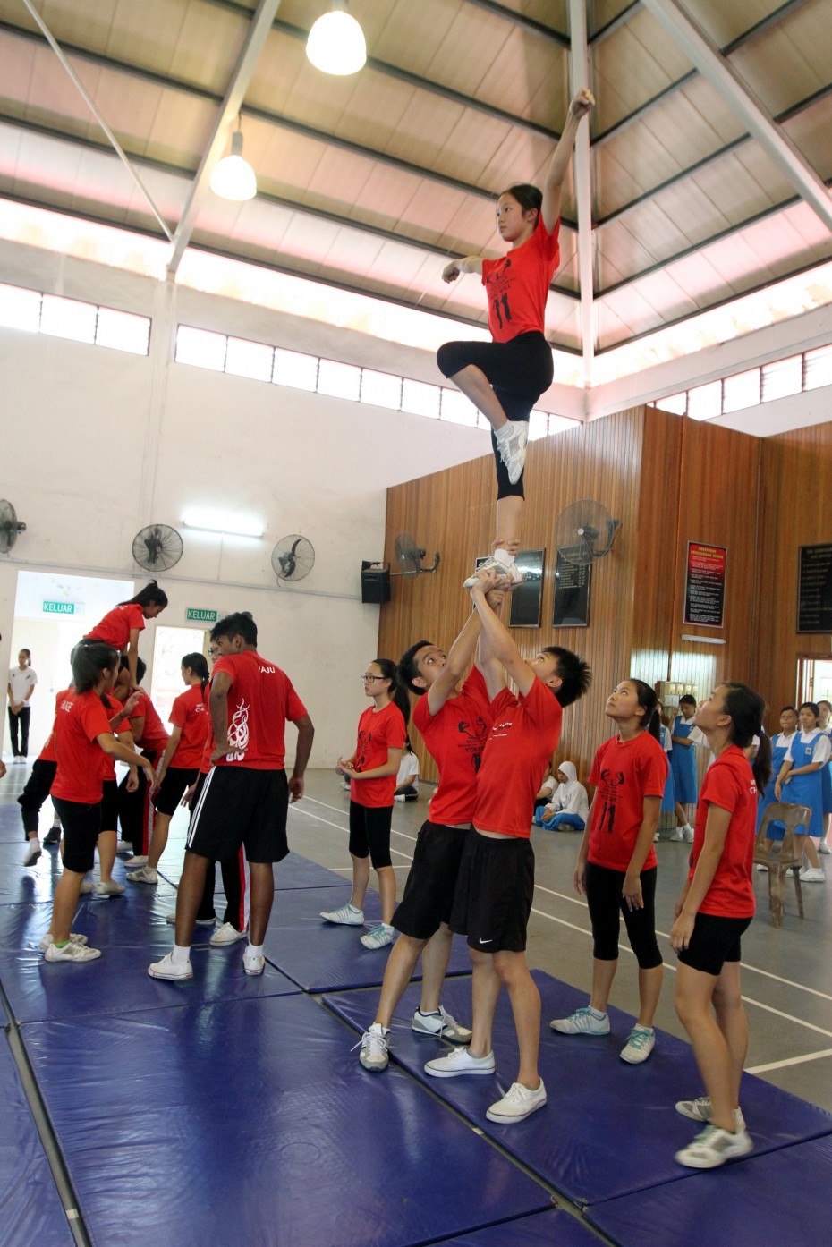 With CHEER 2014 just around the corner, teams around the nation, like the Mickeymitez, are taking their training sessions even more seriously now to retain fitness levels and prevent injury. 