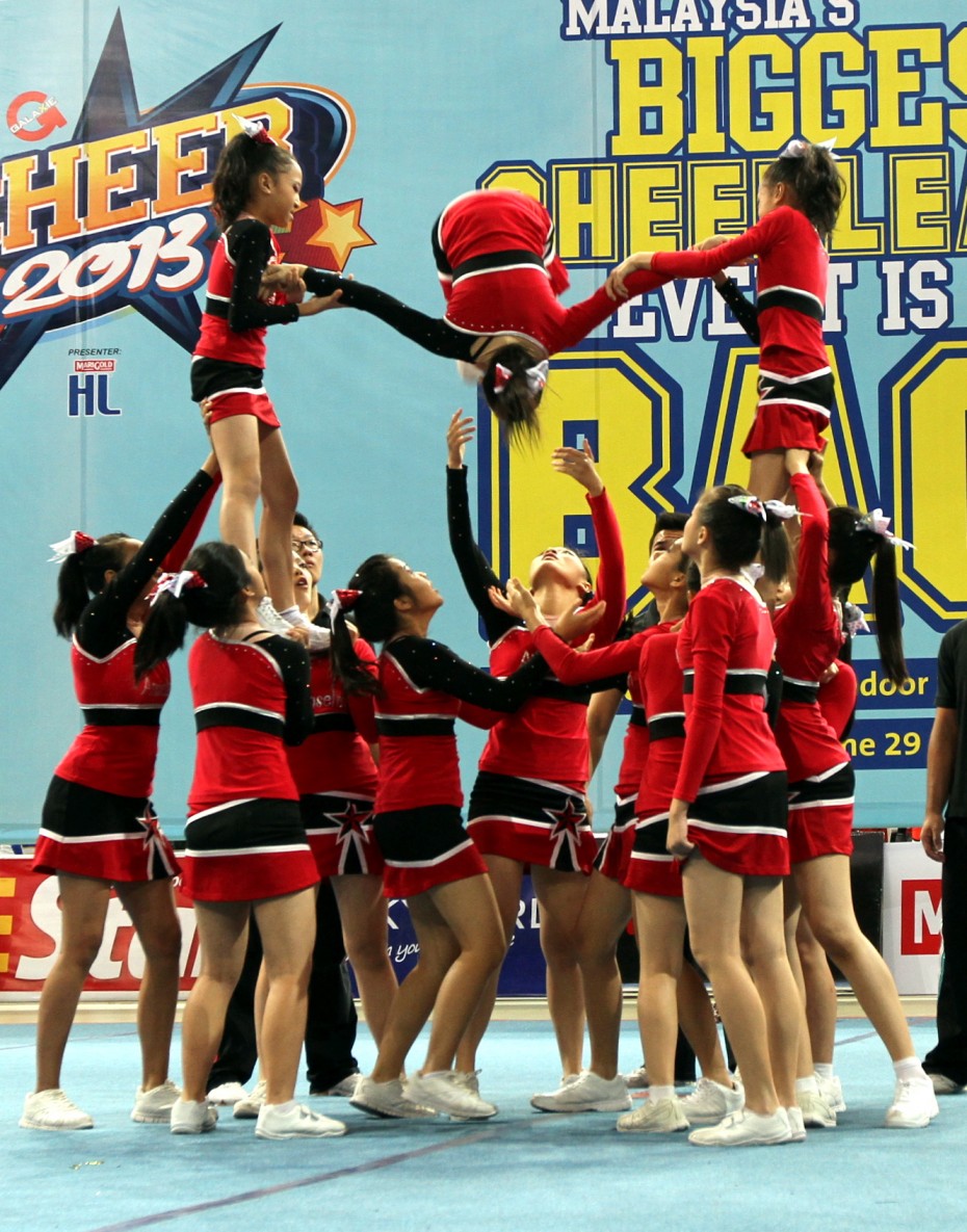 CHEER 2014 teams have been practising tirelessly since last year to perfect their impressive stunts and routines.