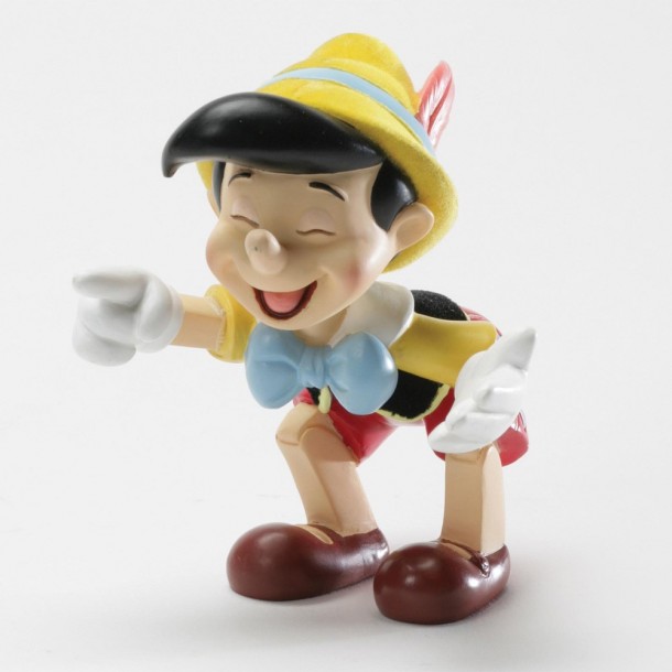 Disney's Pinocchio having a good laugh.
