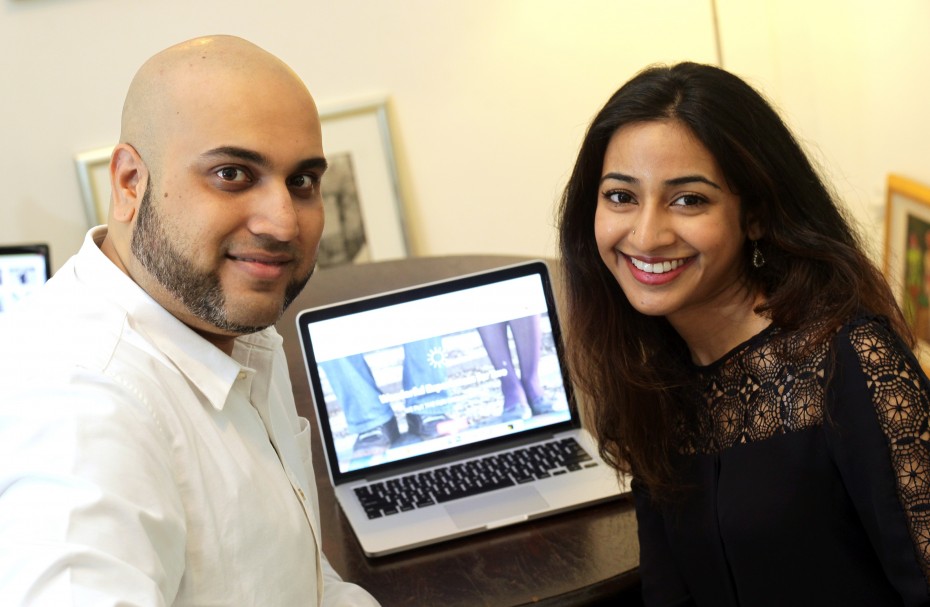 The dating consultants: Husband-and-wife team Jonathan and Tanuja took nine months to develop their idea into reality, and are now hoping to expand Lovesprk to Singapore. Photo: AZMAN GHANI/The Star