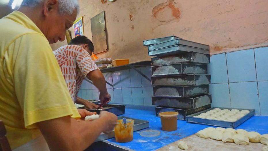 The bakery, founded by Lim's grandfather in 1919, is still staffed by family members.