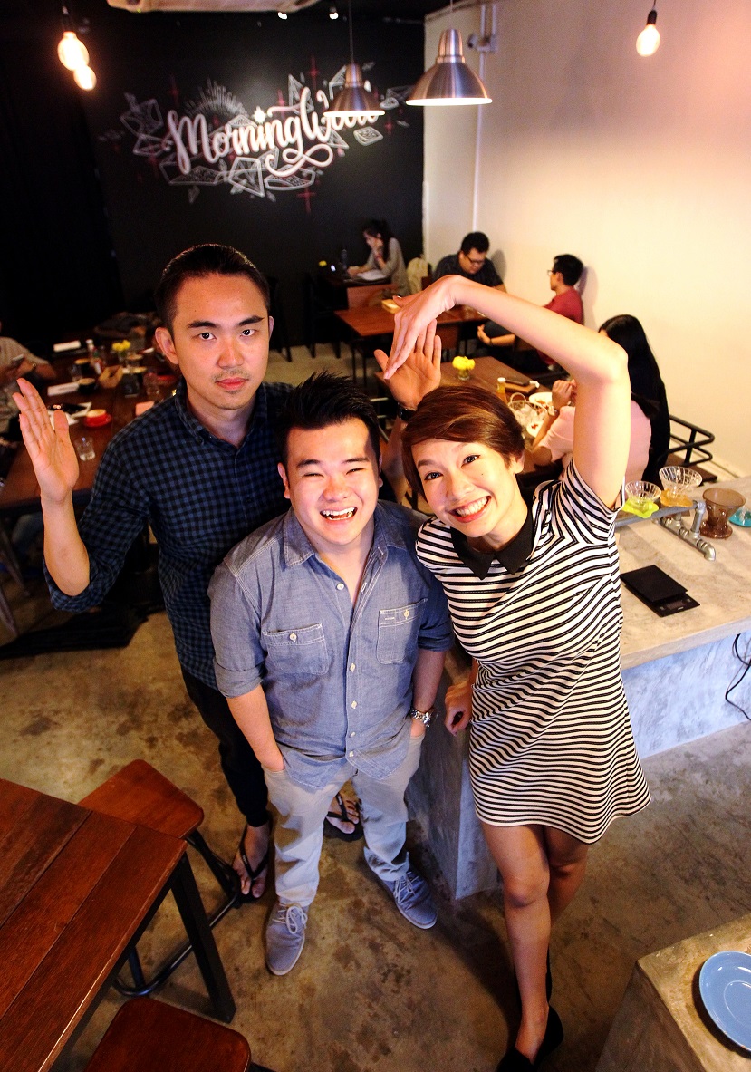  Reuben Kang, Marianne Tan and Jared Lee. Photo: S.S.KANESAN/The Star