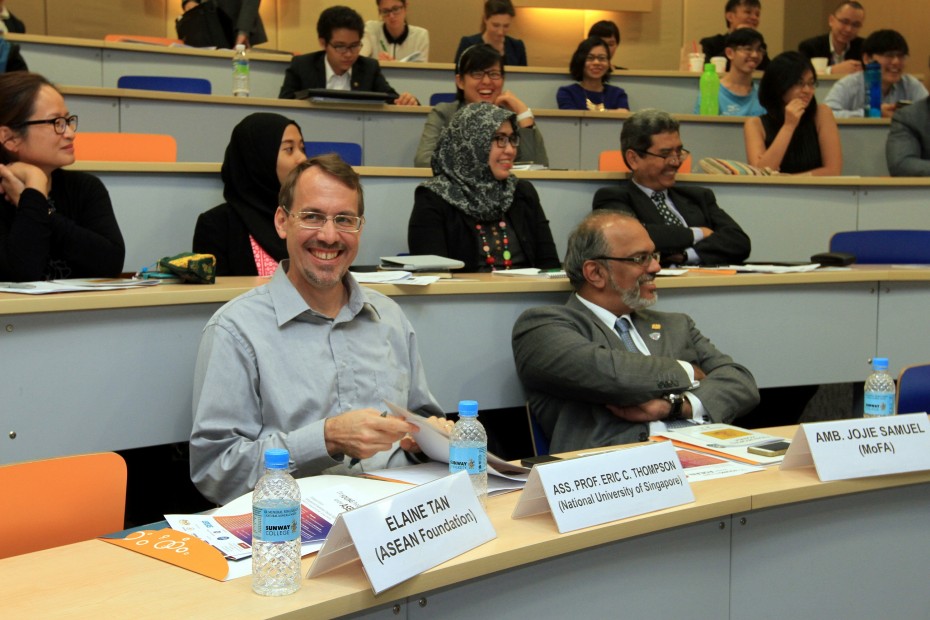 Thompson, an associate professor at the National University of Singapore was one of the researchers involved in the Asean Awareness Survey 2014.