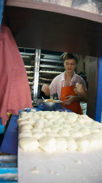 Workers at the bakery work 12-hour days, starting at 6.30am.