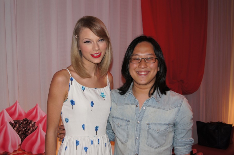 Our editor Ian and Taylor Swift. Told ya we meet interesting people...