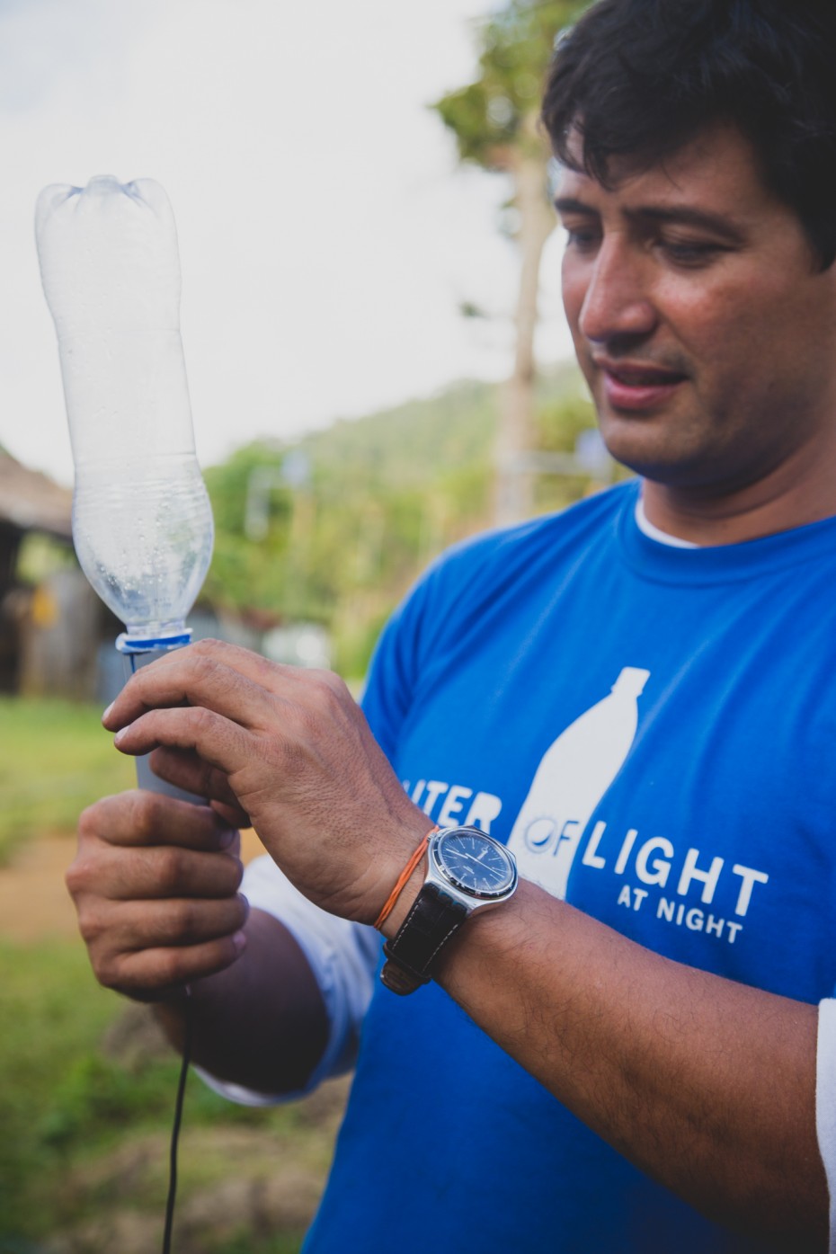 Diaz's Liter of Light foundation has helped put 480,000 solar-powered house and street lights in rural and disaster-stricken areas around the world. - Photo: Joe Kiat
