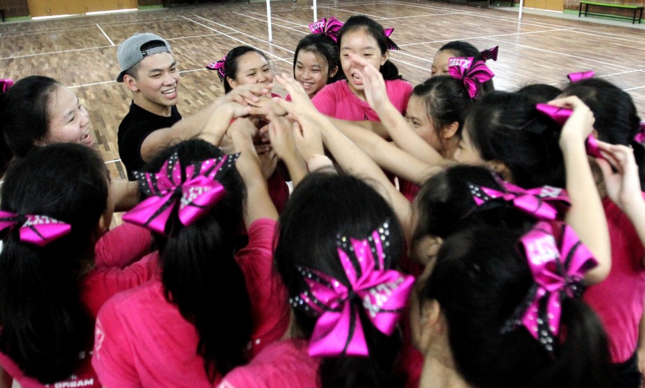As a professional dancer, Yin understands the pre-performance stress the girls will go through at the finals this Saturday. -- Photo: Raymond Ooi/The Star
