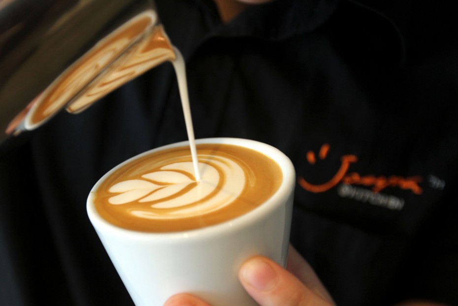 The five finalists will learn how to master free pour techniques and make pretty Instagrammable latte art designs. — SAM THAM/The Star